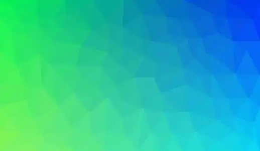 蓝绿渐变抽象多边形背景照片