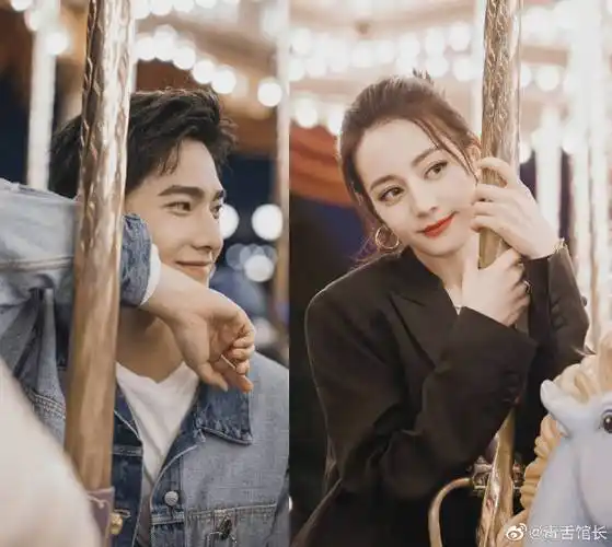 杨洋迪丽热巴迪士尼拍摄花絮