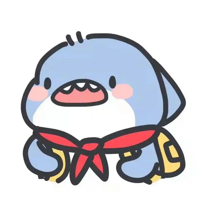 可爱的小鲨鱼头像 你们值得拥有了小鲨鱼头像哦,可以当情头闺头 未完