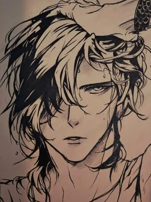 绘画日记41天帅哥0505