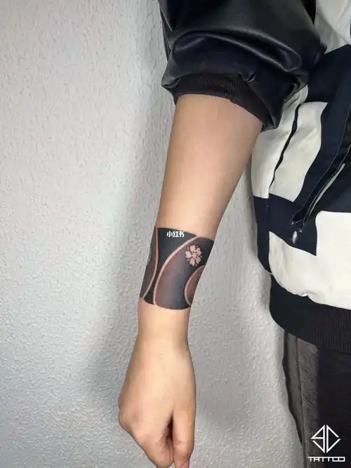 日式风格手环纹身臂环纹身