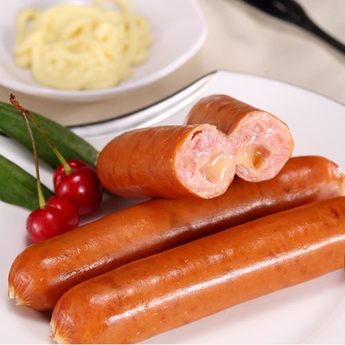 香肠芝士东洋德国风味2kg德式脆皮热狗烘焙香肠