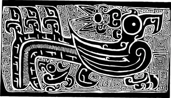 原始社会图案图案