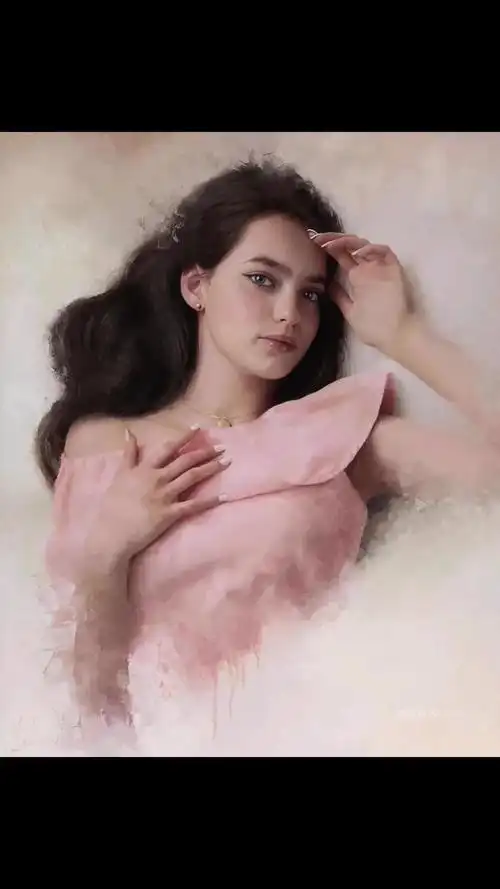 波兰画家达米安·莱科斯特肖像人物油画艺术作品欣赏!