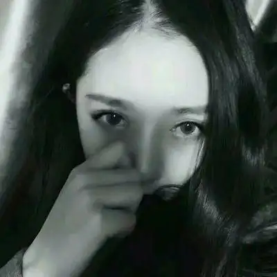 2020黑白头像女生伤感侧脸图片 你是我回不去的从前