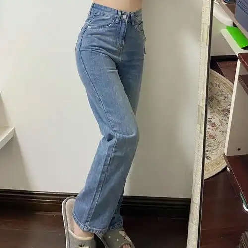 优秀60随便买的牛仔裤版型超级正显高显瘦