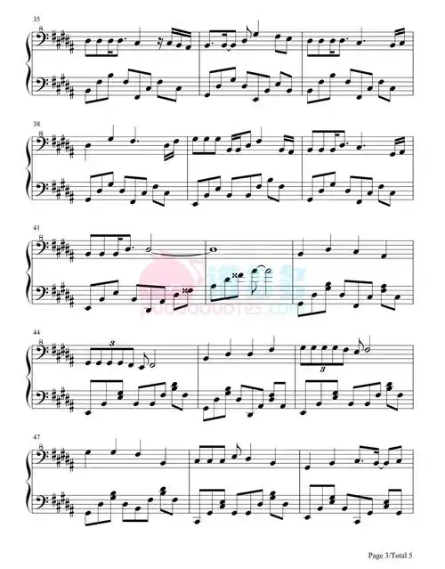 周深《和光同尘》钢琴谱