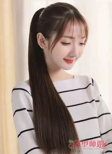 马尾辫如何扎辫子 简单公主马尾辫_发型师姐