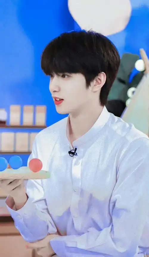 刘耀文镂空短袖衬衫