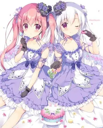 萌萌哒的动漫画风,仿佛诉说纯纯的心,很又爱