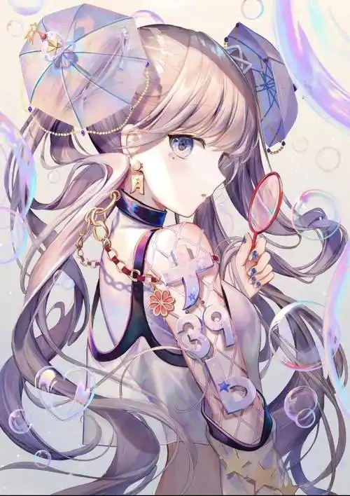 精选微信头像清新唯美动漫少女