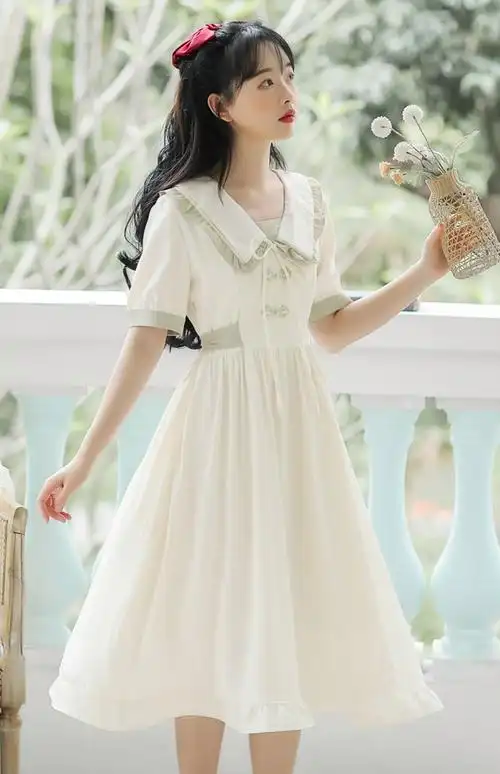 夏天森系超仙女仙气连衣裙女装夏季2024新款学生少女气质长裙裙子