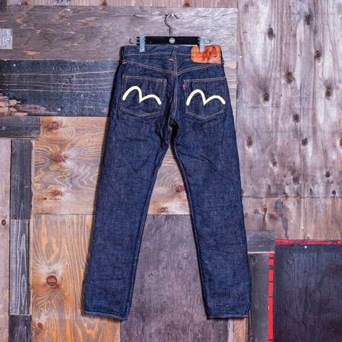 日本代购 日版evisu牛仔裤樱耳no1gata lot2000/2000t 30周年同款