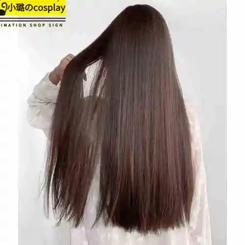 假发女中长发中分八字刘海长a直发头套式自然全头套整顶假发