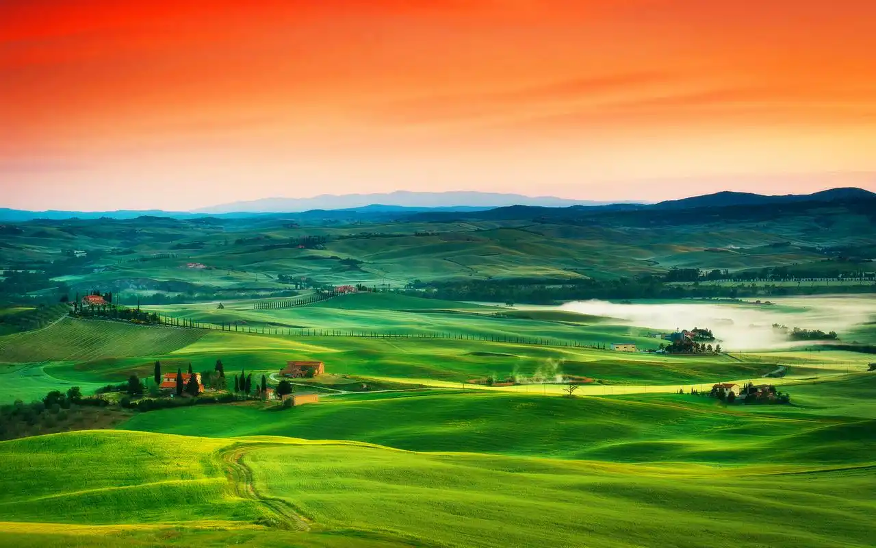 清新护眼精选草原壁纸_广袤清新的草原_风景壁纸