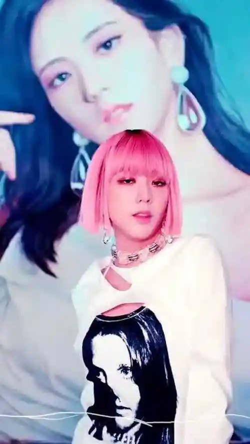 blackpinkmv考古jisoo的粉色头发你喜欢吗