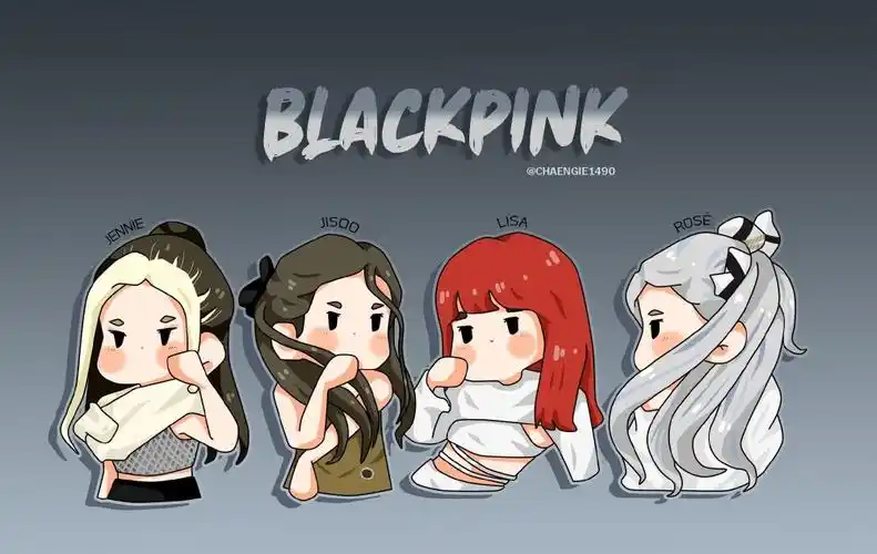 blackpink回归海报饭绘版