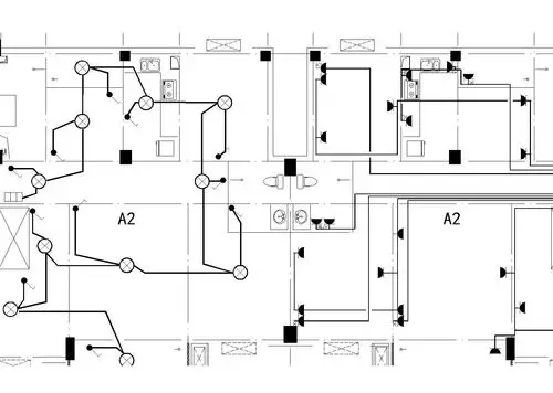 [湖北]金奥华庭住宅楼2016年电气低压配电系统,防雷系统等施工图