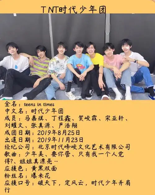 tnt时代少年团个人资料