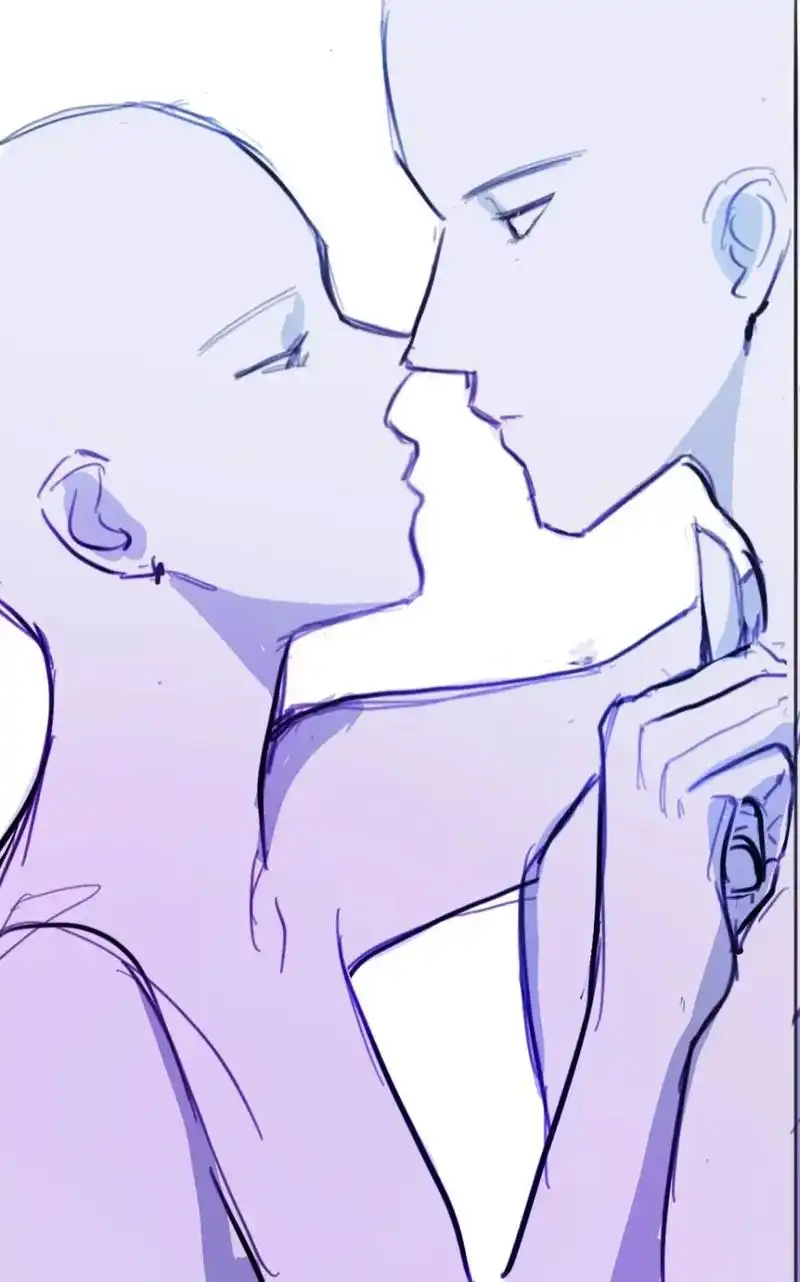 【绘画素材】反派双黑的爱情,双人线稿模板.画起来吧#proc - 抖音