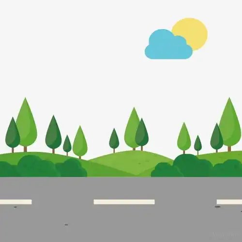 马路公路矢量创意公路赛道步骤流程图36超大黑色扁平风格公路交通主题