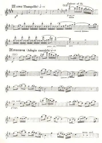 梁山伯与祝英台梁祝小提琴独奏谱个人电子版