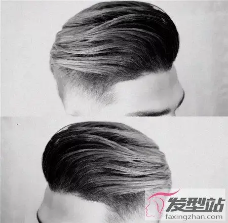 发量多男生适合的发型两边铲背头好时髦