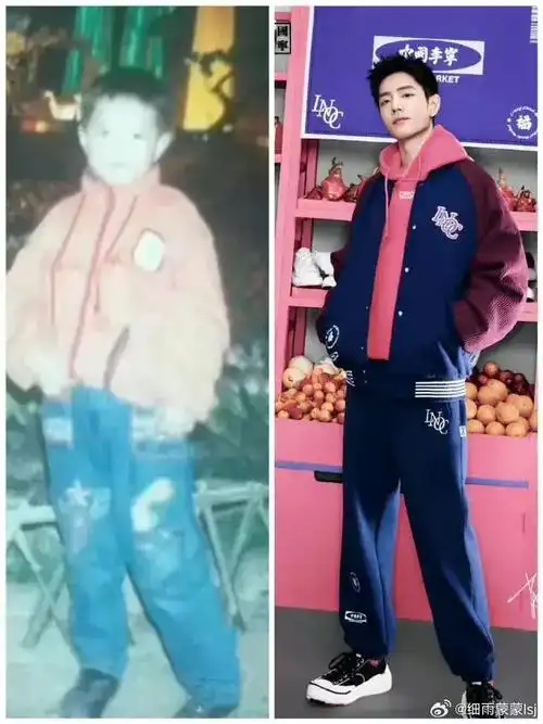 看了一组肖战小时候的照片,这眉眼,从小到大都没怎么变过[大笑]#肖战