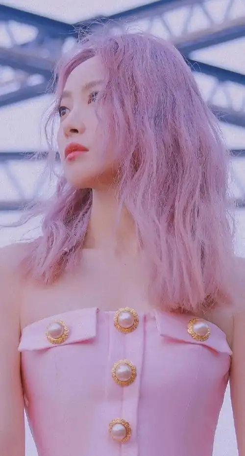 宋茜,优雅明媚的粉红女郎