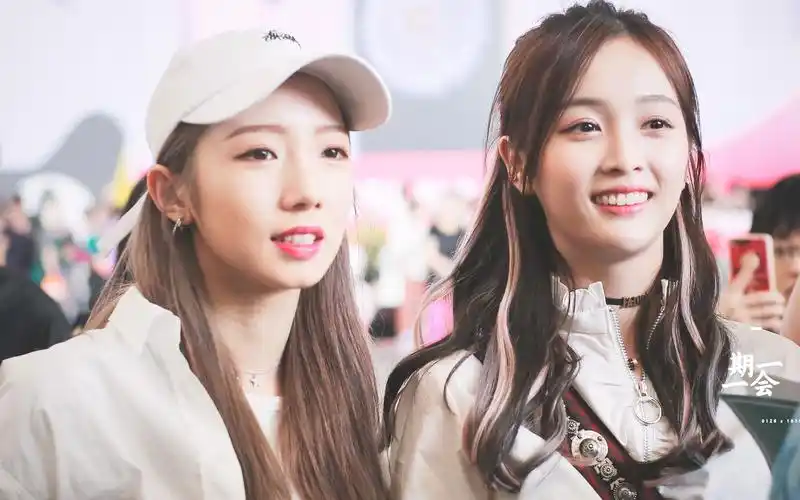 吴宣仪孟美岐说韩语的可爱瞬间请注意前方全程高能