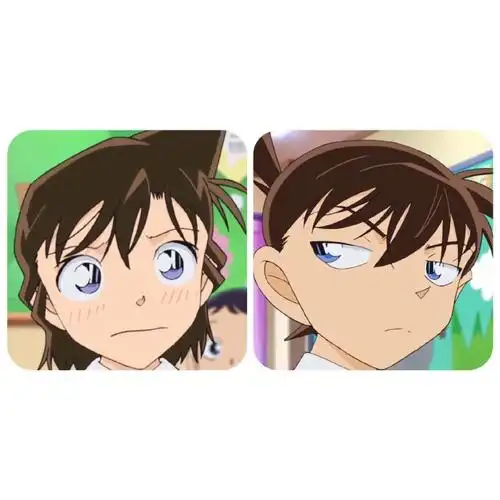 自制##新兰##情侣头像