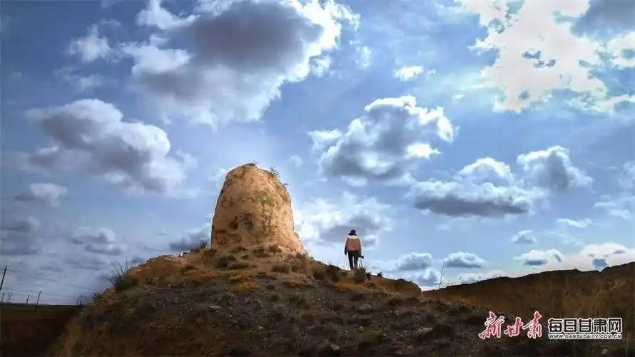 "露天长城博物馆"山丹峡口古城掠影_甘肃_媒体_摄影