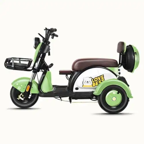 久同款电动三轮车小型女士家用新款电瓶三轮代步车休闲轻便三轮摩托车