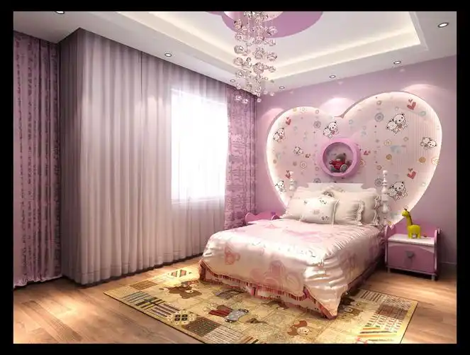 女孩房间装修需要注重颜色的搭配 一般情况下来说,女性卧室让人们最为