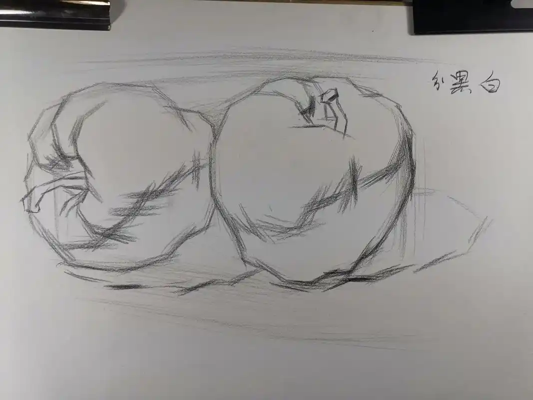 苹果结果练习#绘画 #想画就画 #我爱画画 #爱画画 #素描 - 抖音