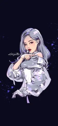 壁纸丨blackpink绝美彩绘