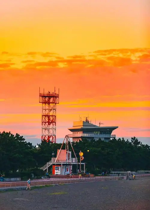 黄昏时分的天空美景