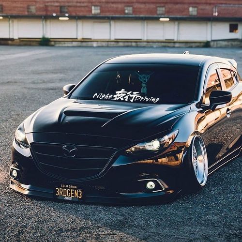 夜行jdm改装汽车贴纸创意个性文字英文后挡玻璃拉花装饰贴画防水