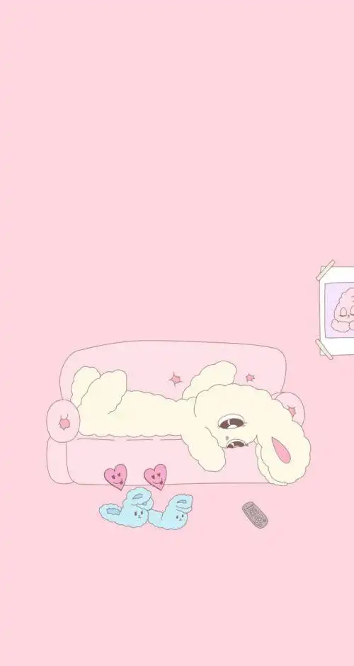 粉色少女心简约背景皮肤_卡通动漫qq皮肤_我要个性网