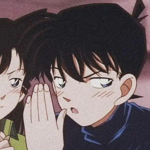 名侦探柯南#新兰宝藏情头《工藤新一最初事件》新一和小兰在说什创?