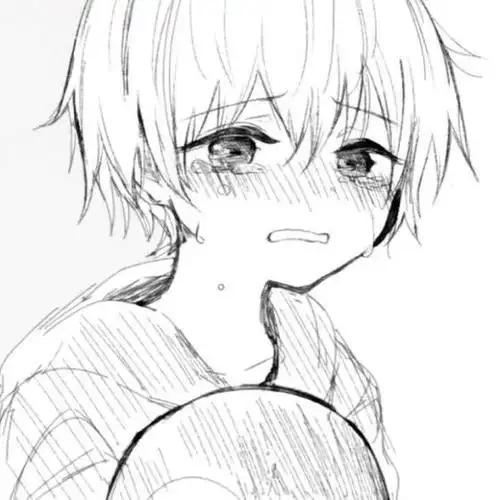 最新帅气动漫黑白男生头像