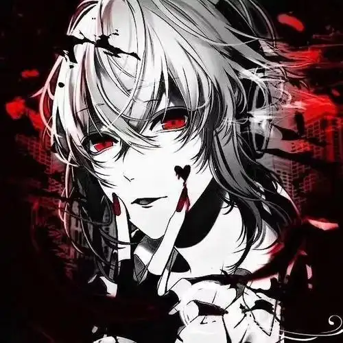 暗黑系头像,黄粱一梦,倾厦而醒