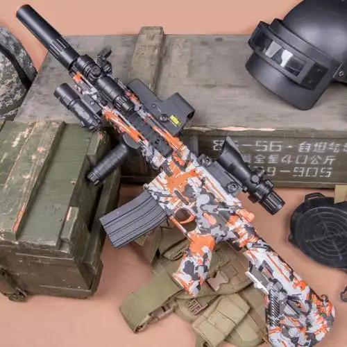 【狙击枪玩具】乐辉m416手自一体m4绝地吃鸡求生玩具水弹儿童玩具装备