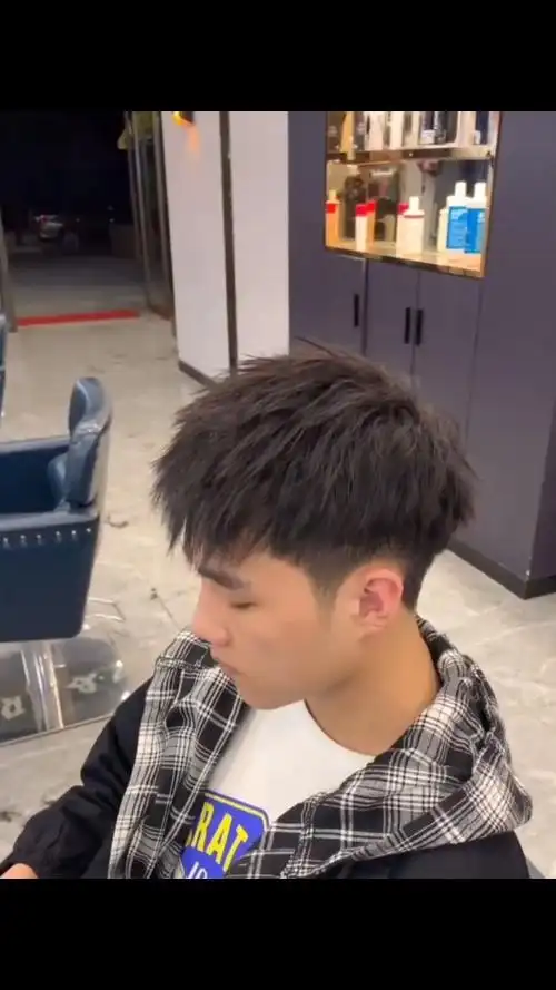剃短头发图片男生_小红书