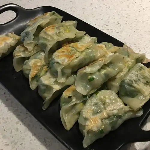 炊烟袅袅tina做的生煎饺子