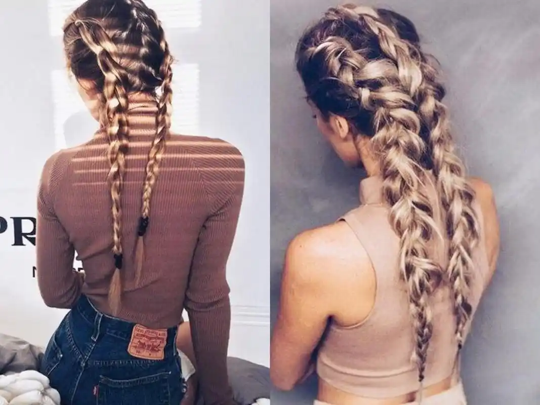 麻花辫怎么扎好看?欧美双麻花辫扎发,好看爆了!
