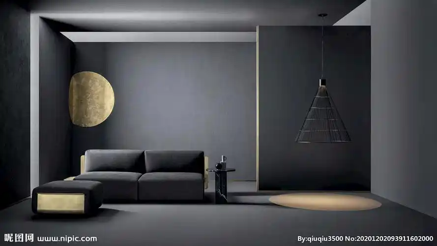 深灰色和金色搭配图片