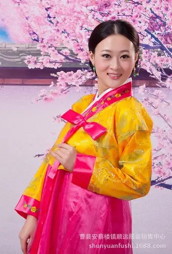 新款春秋季韩服朝鲜族演出服女古装大长今服装韩版礼服演出服