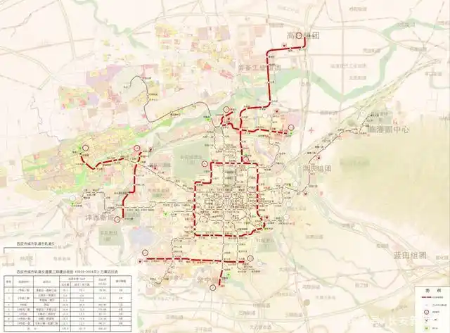 刚刚,西安地铁15号线正式开工,十线共建!南郊地铁密度详情!