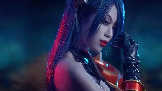 dota2玩家cosplay冷艳痛苦女王不要太美